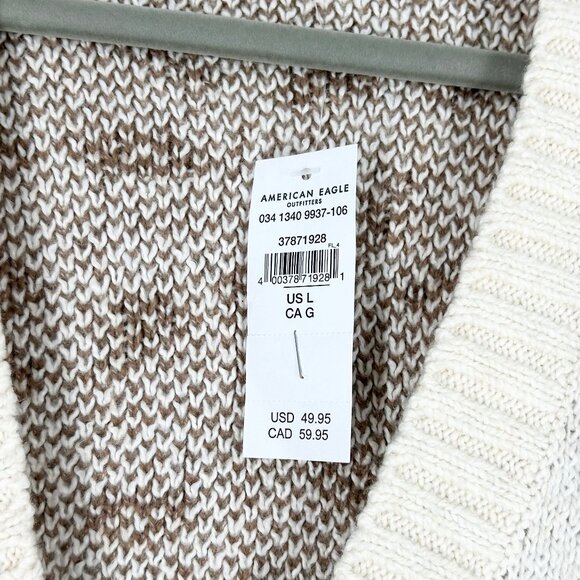 NWT American Eagle Paisley Patter Knit Button Up Cardigan - Picture 5 of 9